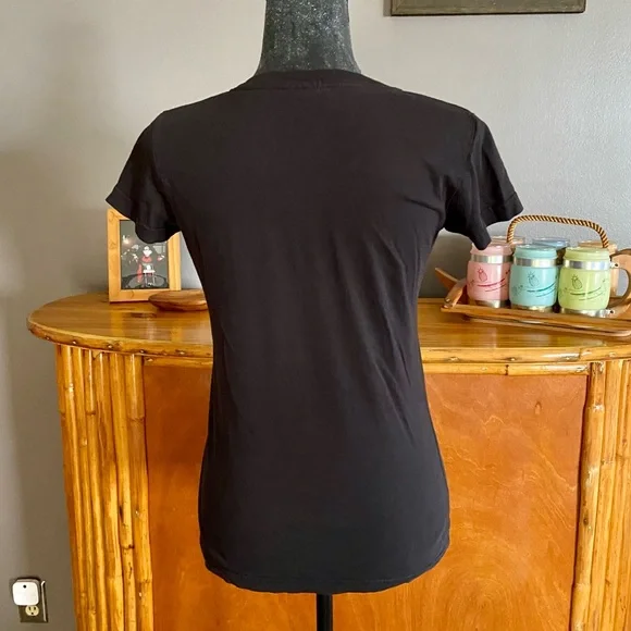 Viva Las Vegas Rockabilly Weekend Black Tee - Picture 7 of 8